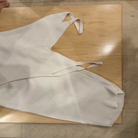 Meshki Cream Ribbed Knit Tank - Picture 9 of 10